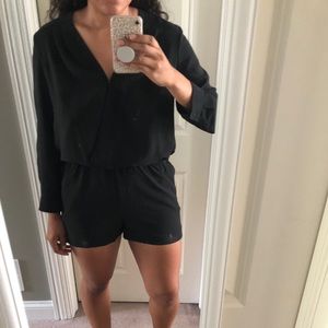 Black dressy romper